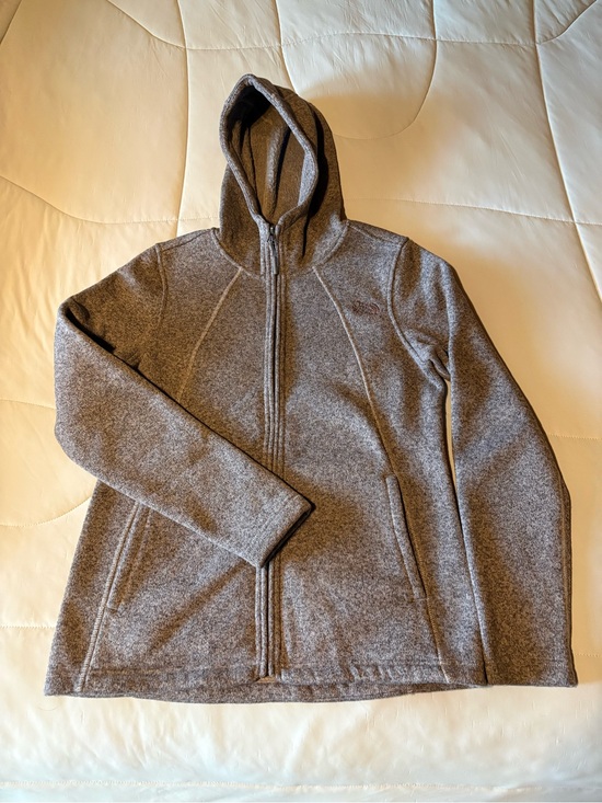 The North Face Jackets & Blazers - The North Face Gray Heather Full-Zip Hooded Utility Jacket